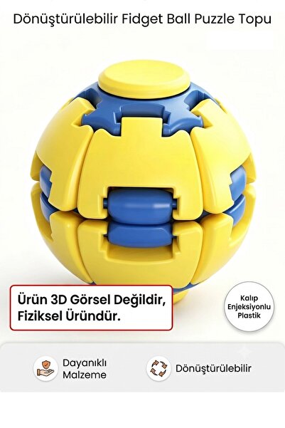 qoquland Orijinal Stres Çarkı Topu Spin Ball (3d Yazıcı Üretimi Değildir) – K...