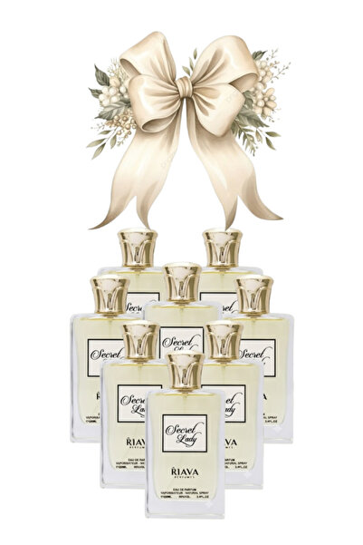 RIAVA PERFUMES 8 قطع من عطر سيكريت ليدي 100 مل