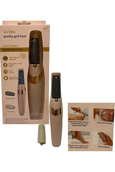 Generic Brand Rechargeable Electric Foot File Pedicure Kit – Foot Callus Remo...