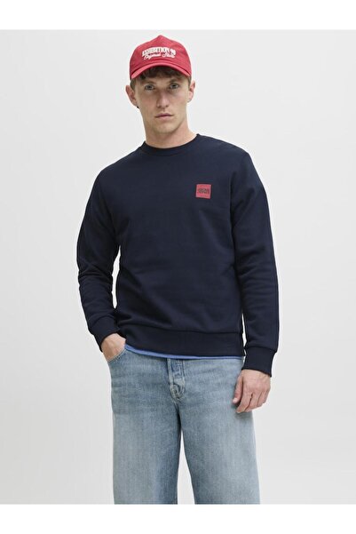 Jack & Jones Μπλούζα φούτερ ανδρική "Brandy" μπλε