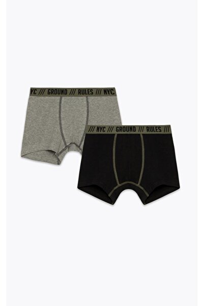 Minerva Boxer σετ 2τμχ "Simple" μελανζέ