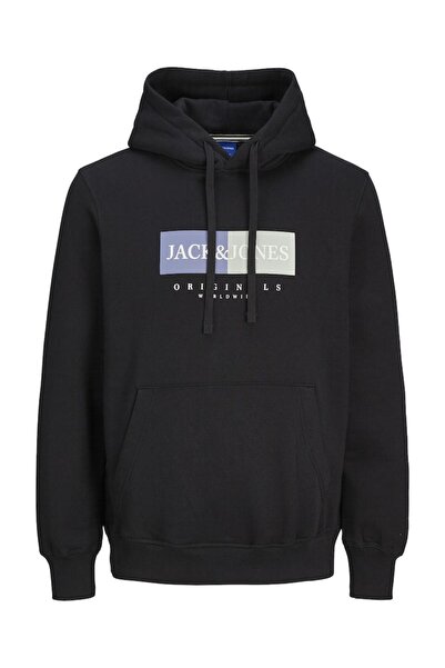 Jack & Jones Μπλούζα φούτερ ανδρική "Frederiksberg" μαύρη
