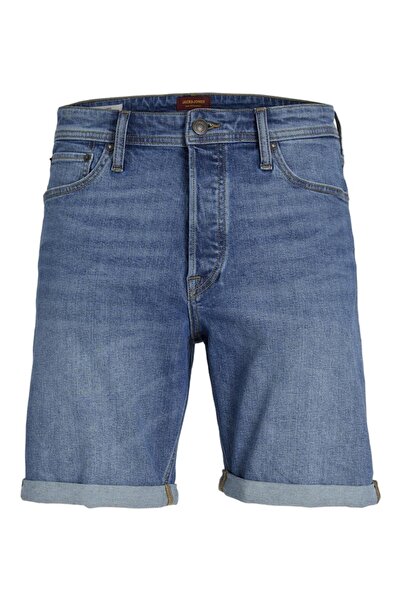 Jack & Jones Βερμούδα τζιν ανδρική "Chris" μπλε