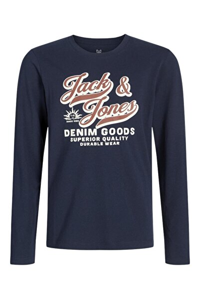 Jack & Jones Μπλούζα μακρυμάνικη αγόρι "Denim goods" μπλε