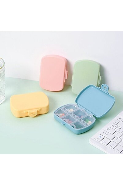 STARSTAR Pcs Travel Pill Box Portable Medicine Box with 6 Compartments Pill B...