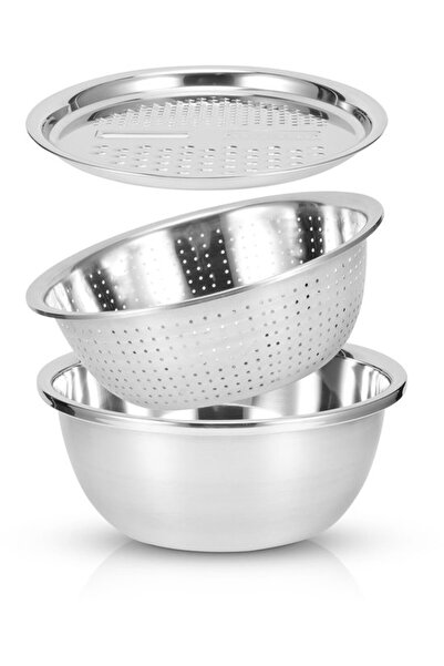 STARSTAR Mineral rice washing bowl, universal 3-in-1 water filter basket, kit...