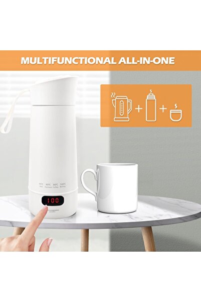 STARSTAR Mini travel electric kettle, car kettle, 400ml mini portable electri...