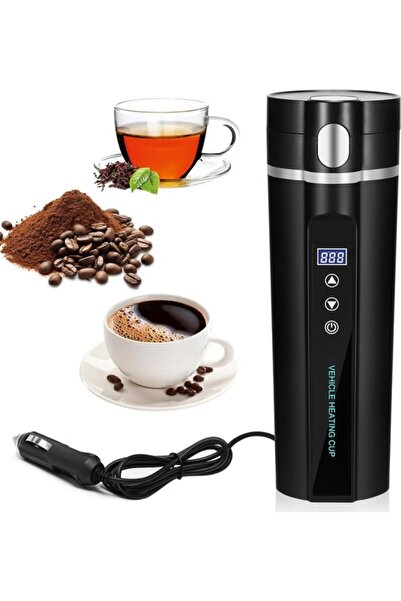 STARSTAR Universal 12V/24V Water Kettle for Car and Truck with Temperature Co...