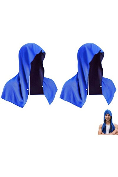 STARSTAR 2-Pack U-Shaped Hooded Cooling Towels - Quick-Drying Microfiber UV P...