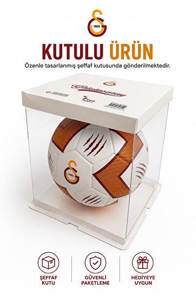 Galatasaray Orjinal Lisanslı Futbol Topu Kutulu Pompa Hediyeli