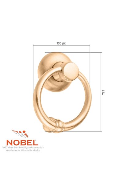 Nobel Osmanlı Kapı Taktak, Çelik Kapı Tokmağı, Alüminyum, Albrifin