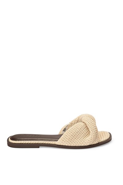 BATA Textured Slide Sandals