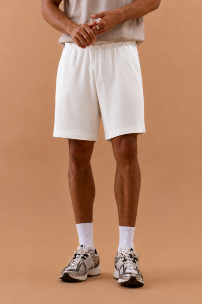 Tarz Cool Jacquard Textured Men's Shorts – Regular Fit Elastic Waist Shorts
