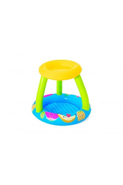 SunClub Piscină cu baldachin curcubeu 95x66cm, piscină pentru copii, pentru m...