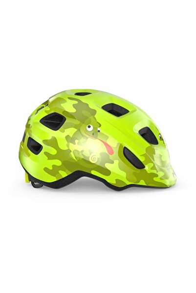 NO BRAND Cască de bicicletă pentru copii MET Hooray, culoare lime chameleon, ...