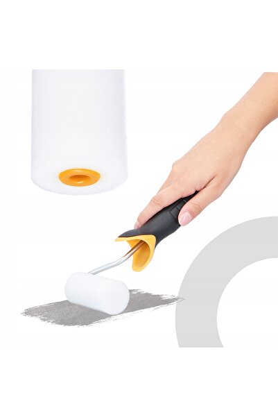 TRCR 10x ROLĂ DE VOPSIT din spumă, 10 cm, set de rezervă pentru vopsirea mobi...