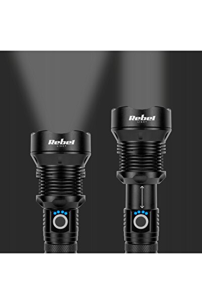 NO BRAND Lanternă LED reîncărcabilă de 20W, rază de acțiune 800 m, 1857 lm, R...