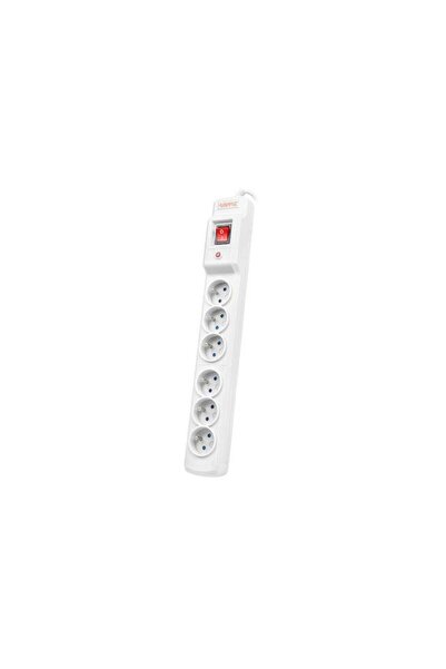 ARMAÇ Prelungitor cu protecție la supratensiune, 1,5m, 6 prize
