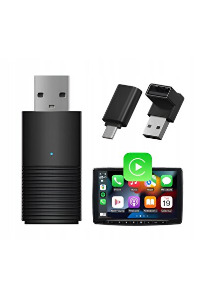 Tradebit Adaptor wireless Mini USB CarPlay pentru Apple iPhone