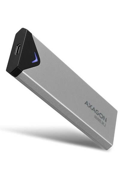 NO BRAND Axagon EEM2-UG2 Carcasă externă M.2 SATA SSD/ USB-C 3.2 G2 Negru/Arg...