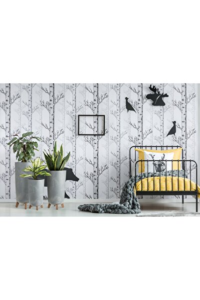 Deco4Home Jardinieră înaltă cu picioare, de exterior, din beton, gri