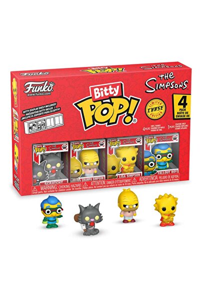 Funko Simpsonii Bitty POP! Figurine de vinil, pachet de 4, Seria 4, 2 cm