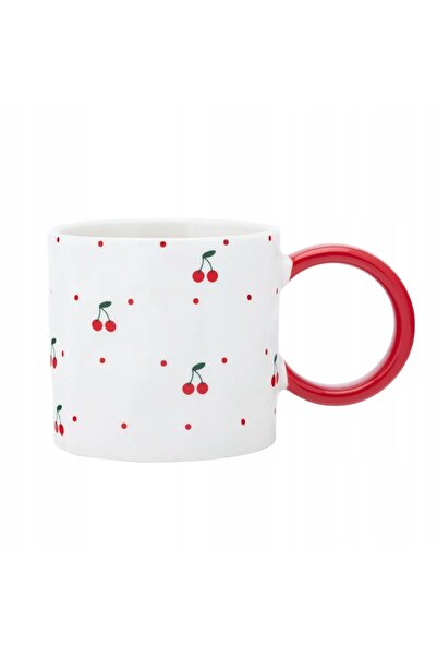 NO BRAND Căni Wisienka 340 ml pentru cafea și ceai, porțelan, Altom Design, S...