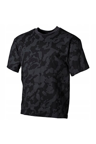 NO BRAND Tricou US MFH, Camuflaj de noapte, negru/gri, bumbac, 170 g/m² XL