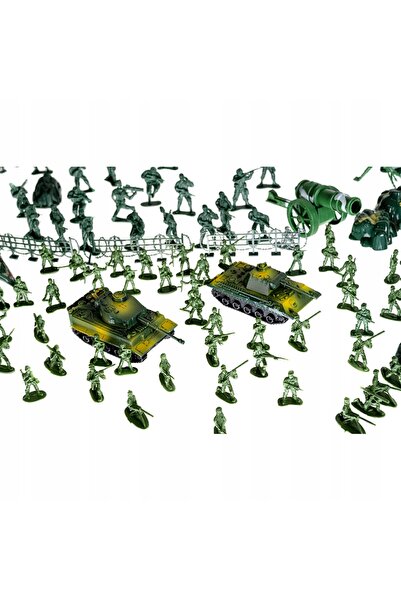 ISO TRADE Soldați de bază militară pentru copii Figurine de armată Tancuri de...