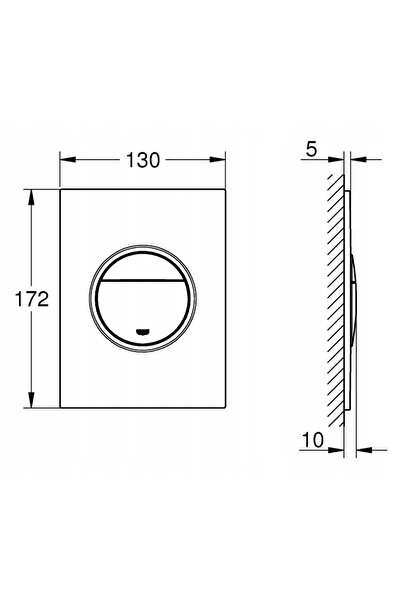 Grohe ARENA COSMOPOLITAN S 37624SH0 BUTON DE PORNIRE
