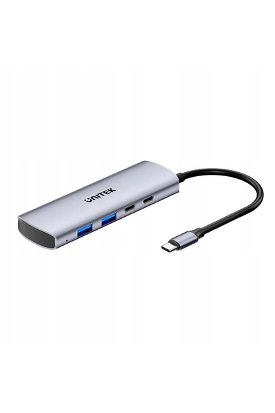 Unitek HUB 4 în 1 USB-C 10 Gbps, 2x USB-A și 2x USB-C (H1112DGY01)