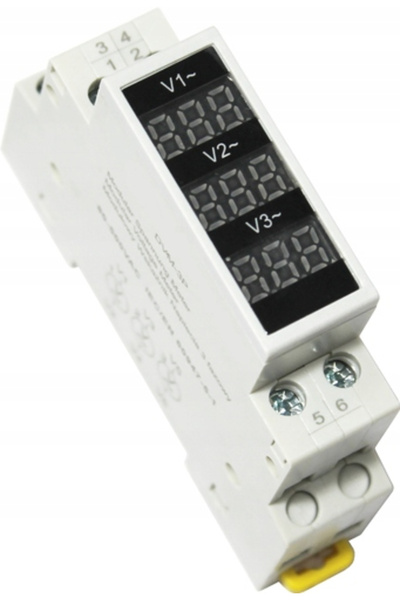 vcx Voltmetru digital LED 3F 80-500V