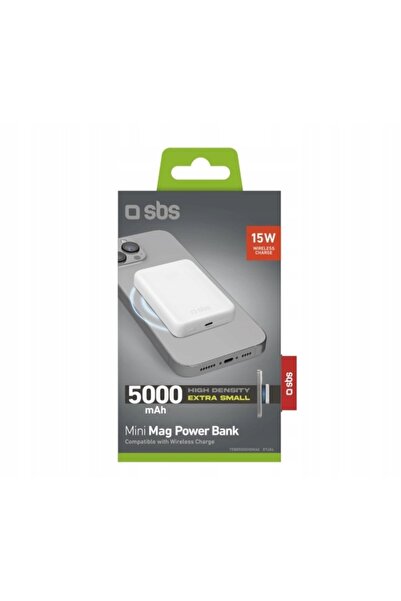 NO BRAND Powerbank SBS TEBB5000HDMAG MagSafe 5000 mAh 20W Alb