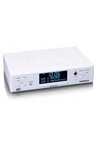 Denver Radio de bucătărie Lenco KCR-190WH FM/DAB cu Bluetooth, iluminare LED ...