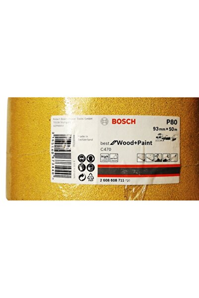Bosch Rolă de șmirghel 93 mm x 50 m granulație 80 C470