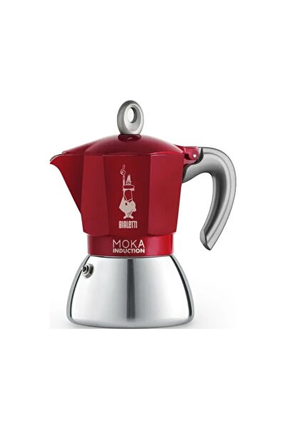 Bialetti Cafetieră New Moka Induction 6 TZ Roșie