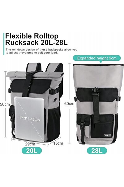 NO BRAND OFERTĂ SPECIALĂ Rucsac de drumeție și geantă de avion 26 x 15 x 50 CM