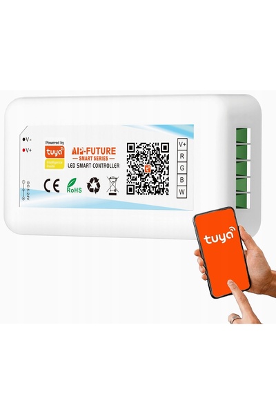 Adviti Controler pentru benzi LED MONO Wireless, aplicație TUYA, 5-24V 6A