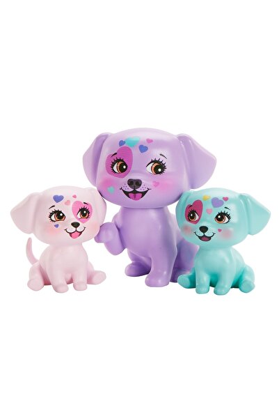 Enchantimals SET CĂțeluși: Familie de Dalmațieni cu păpușa Dessa Dalmațiană