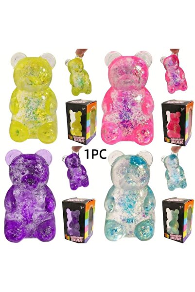 OEM Viral Ursuleț Gummy cu Sclipici MODEL 2026 SCLIPICI 1 BUCĂȚĂ ALEATORIE Sq...