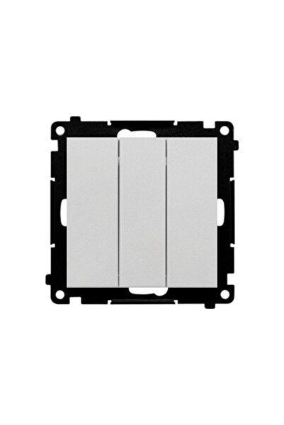 Kontakt-Simon Conector triplu pentru întrerupător SIMON 55 TW31.01/143 Alumin...