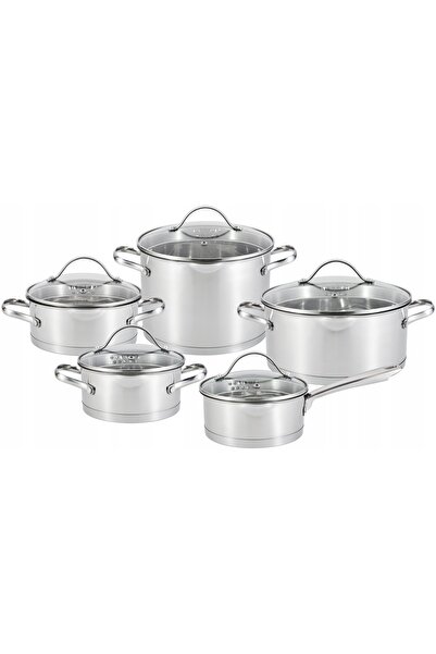 NO BRAND AMEFA MISTRAL Set modern de 10 oale din oțel inoxidabil, pentru indu...