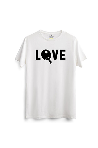 hakuof Table Tennis Printed Cotton T-Shirt Table Tennis Training Training