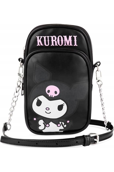 NO BRAND Geantă KUROMI, Borsetă KAWAI, Husă de telefon pentru fete, Pentru ca...