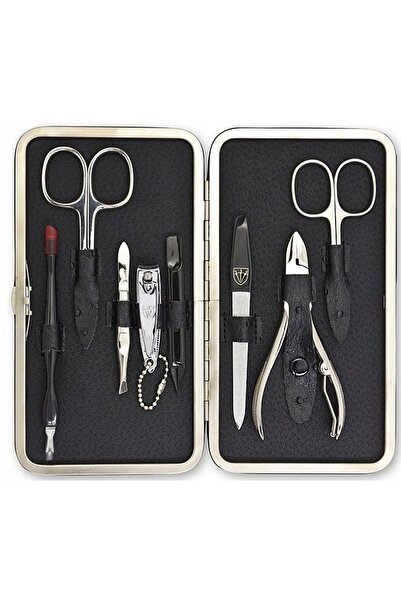 NO BRAND Set de manichiură 7803 MC N: trusă, clește, foarfece, pensetă, pilă,...