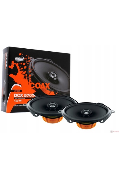 Hertz MOCNE BOXĂ AUTO DCX 570.3 5X7 120W OVALĂ ELIPSE PENTRU RADIO