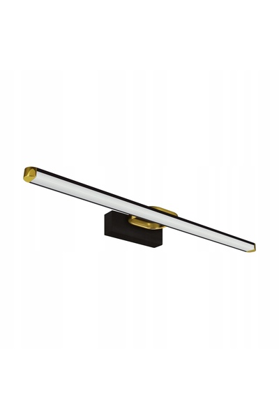 NO BRAND Aplică de baie STRUHM LED, negru auriu, 63cm, pentru montare peste o...
