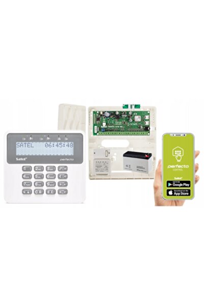 SATEL ALARMĂ PERFECTA 32 LTE SMS APP KIT ACASĂ TASTATURĂ PRF-LCD
