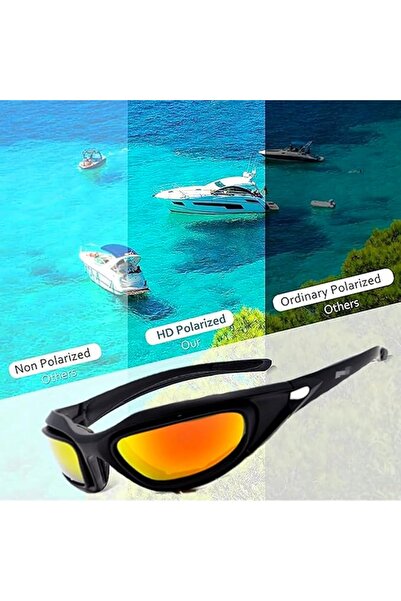 Amandus Ochelari de ciclism polarizați cu 4 lentile UV400, ochelari sport pen...