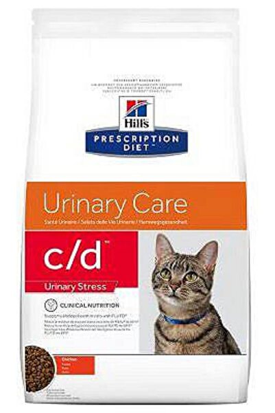 NO BRAND Hrană pentru pisici HILL-S Feline c-d Urinary Stress cu pui 1.5 kg